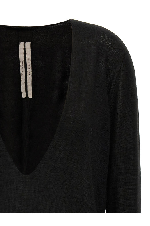 Свитер «Extreme V neck» Черный RP01F6668M09