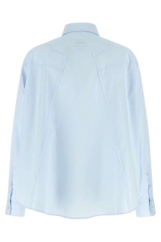 Рубашка из поплина СИНЯЯ MM6 MAISON MARGIELA S52DT0064M35480501