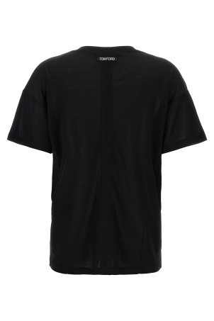 Logo print T-shirt Black