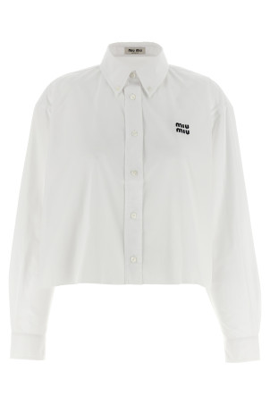 Poplin shirt White