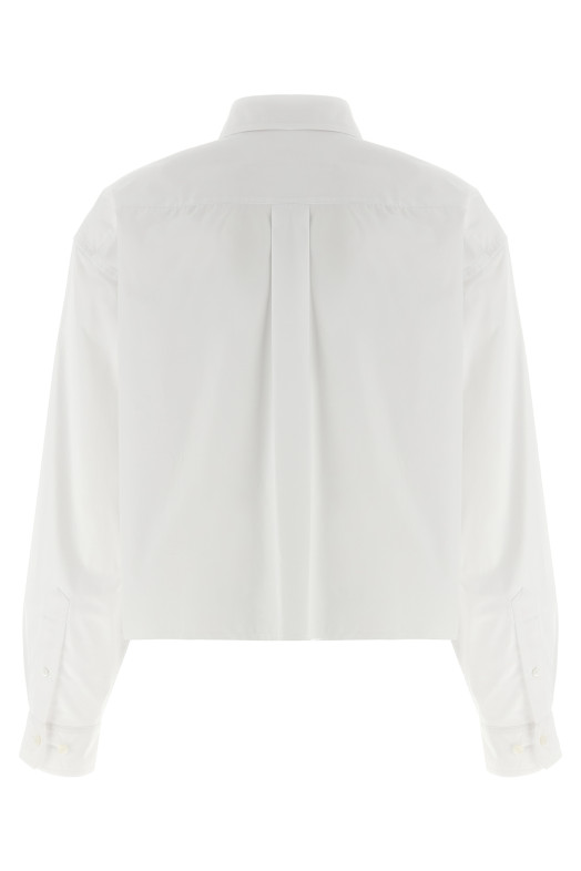 Рубашка из поплина Белая MIU MIU MK1659SOOO10RGF0009