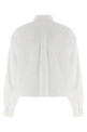 Рубашка из поплина Белая MIU MIU MK1659SOOO10RGF0009