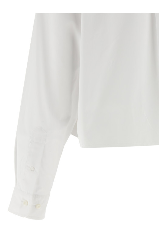 Рубашка из поплина Белая MIU MIU MK1659SOOO10RGF0009