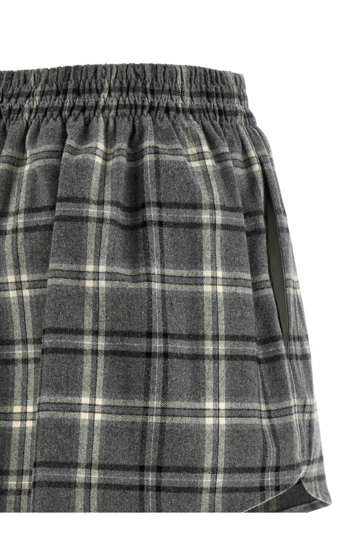 Проверить фланелевую юбку Серая MIU MIU MG2603SOOO1807F0480