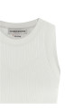 'Rib tank' top White