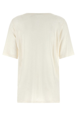 Beads embroidery t-shirt White