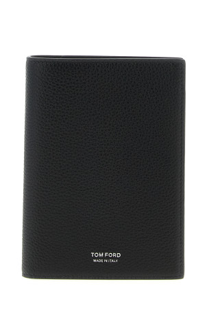 Шкіряний паспортний футляр, чорний TOM FORD Y0274LCL158SNAA