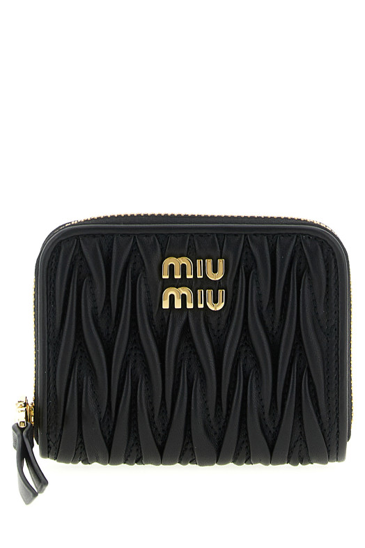 Маленький кошелек с кисточкой Черный MIU MIU 5MM268AFPPF0002
