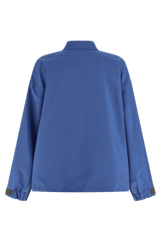 Техническая ветровка из канваса, СИНЯЯ MIU MIU ML1373SOOO1V94F0237