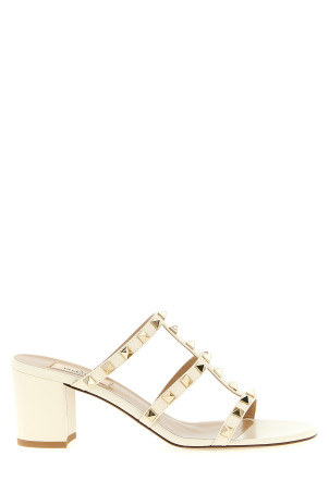 'Rockstud' sandals White