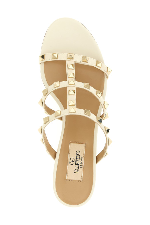 'Rockstud' sandals White