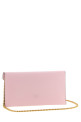 'Flat Mini' wallet on chain Pink