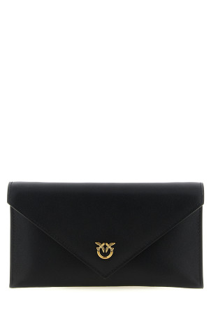 'Flat Mini' wallet on chain Black