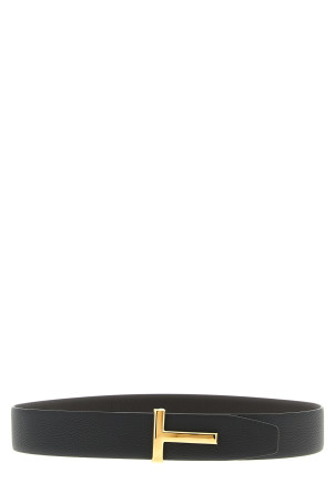 Реверсивный ремень с кованой отделкой, многоцветный TOM FORD TB178LCL236GENB