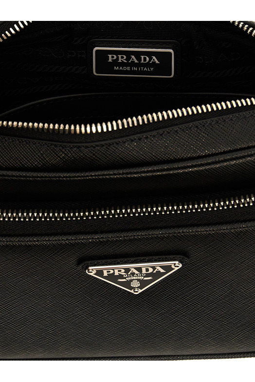 Сумка через плечо Saffiano Черная PRADA 2VH170VOOO9Z2F0002