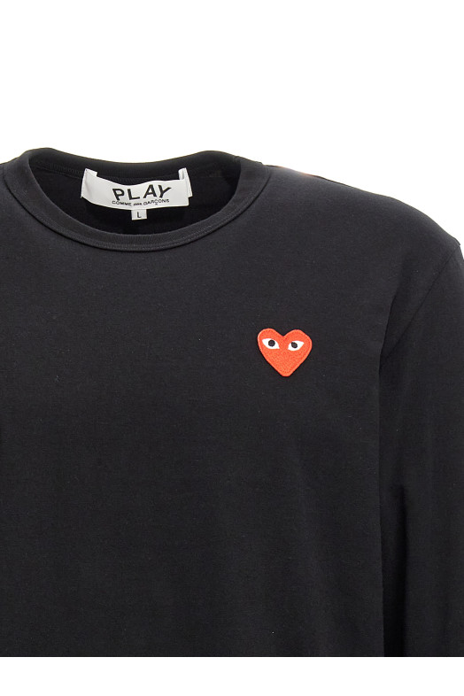 Logo patch t-shirt Black