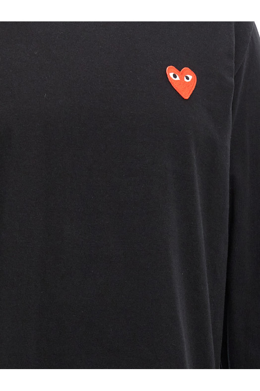 Logo patch t-shirt Black