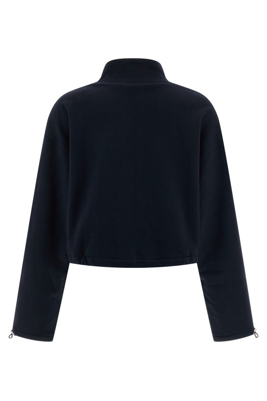Nylon pocket sweatshirt Blue