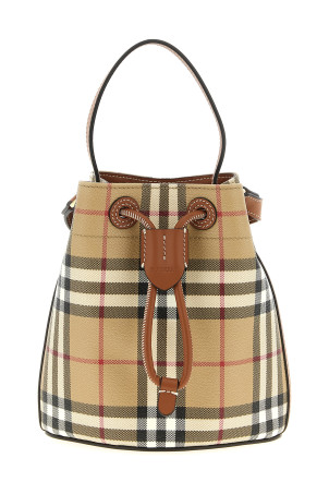 Check bucket bag Multicolor