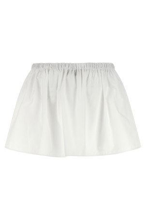Поплінова спідниця Біла MIU MIU MG2643SOOO10RGF0009
