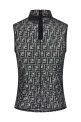 'FF' lace top Black