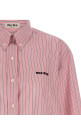 'button down' striped shirt Pink