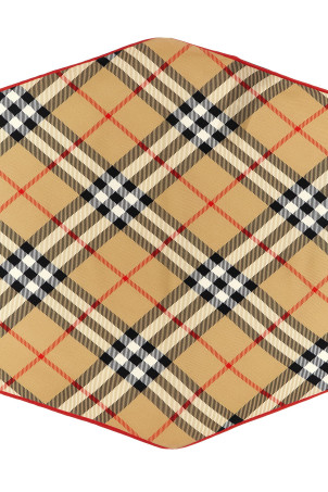 Check silk scarf Multicolor