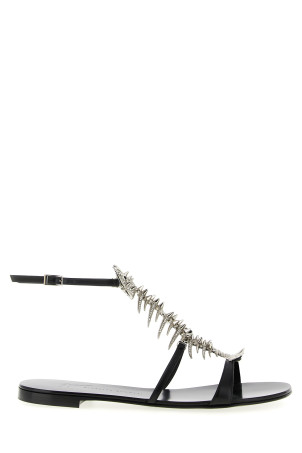 'Slim' sandals Black