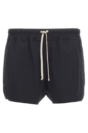 Live cut hem swimsuit Black