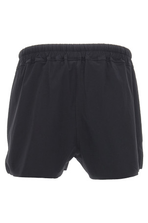 Live cut hem swimsuit Black