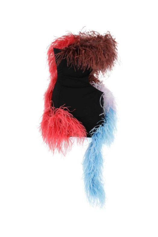 Embellished jersey Keri mini dress THE ATTICO (232WCA171H137)