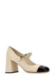 Ivory leather pumps MIU MIU (5I248DFY0653L4I)