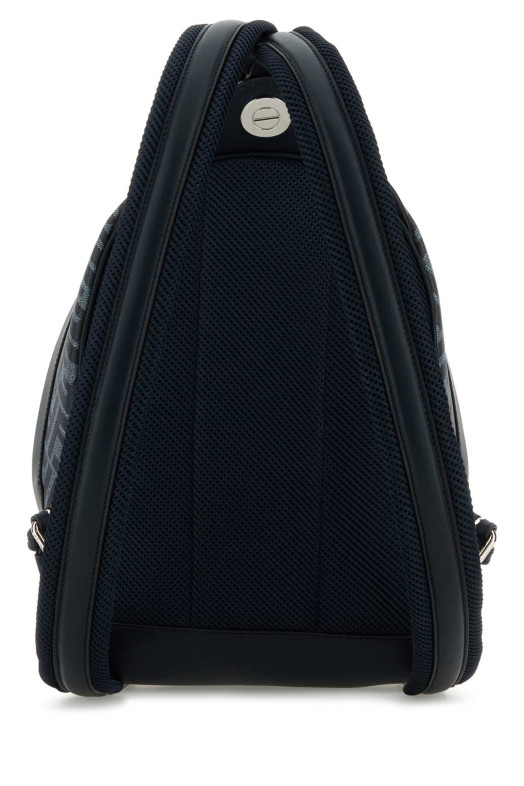 Multicolor canvas and leather small Fendi Chiodo Diagonal backpack FENDI (7VZ077ASIC)