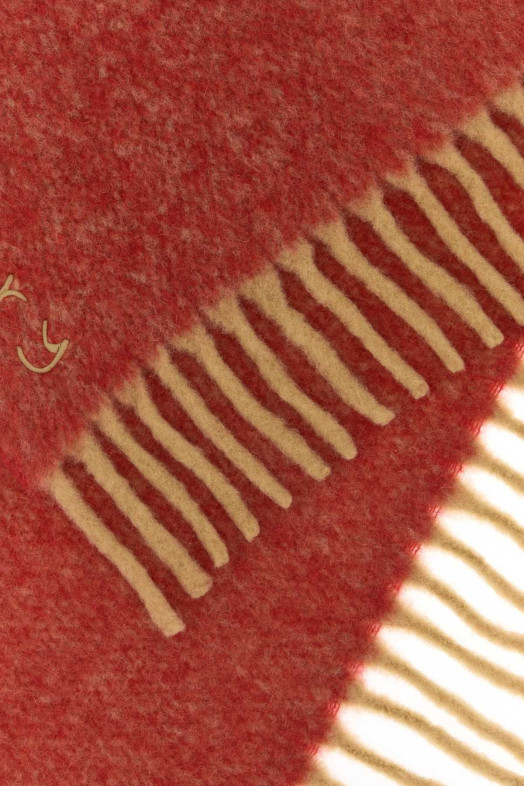 Two-tone alpaca blend scarf BURBERRY (8118732)