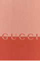 Двухцветный шарф из шерстяной смеси GUCCI (8531813GB02)