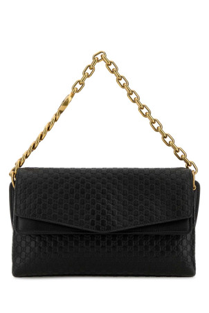 Black leather medium shoulder bag Black GUCCI (857622AAF1I)