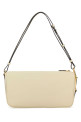Средняя сумка через плечо Gucci Half Horsebit из кожи цвета слоновой кости (860787AAFDM)
