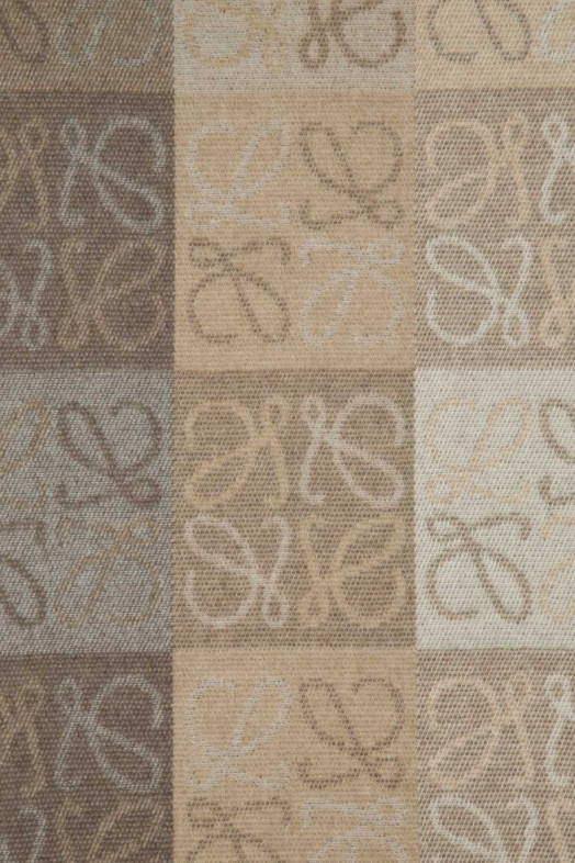 Embroidered wool blend scarf Lactic LOEWE (F810487X17)