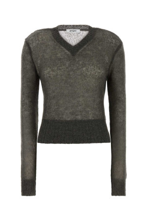 Dark grey nylon blend Mum sweater Gray GIMAGUAS (MUMJUMPER)