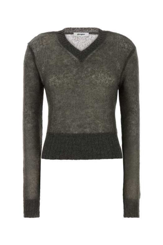 Dark grey nylon blend Mum sweater Gray GIMAGUAS (MUMJUMPER)