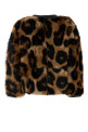Printed shearling jacket Brown LOEWE (S540Y2SL13)