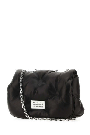 Black nappa leather medium Glam Slam shoulder bag MAISON MARGIELA (S56WG0169P4300)
