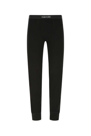 Black stretch cotton leggings TOM FORD (T4LM11040)