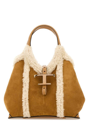 Beige suede T Timeless handbag TOD'S (XBWTSBA91M0UTA)
