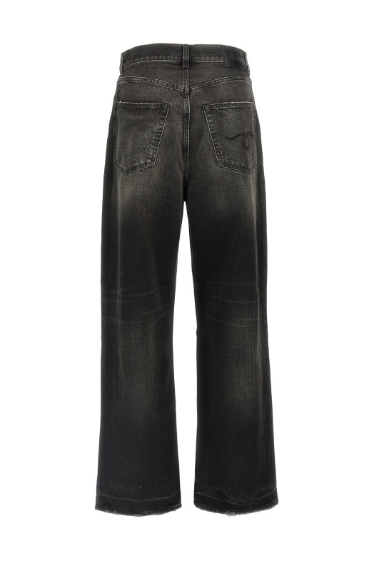 'Wayne Articulated Knee' jeans Black