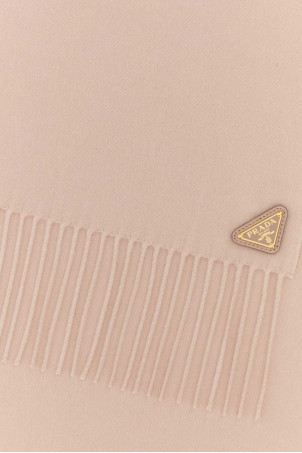 Powder pink silk blend scarf PRADA (1FS0652COP)