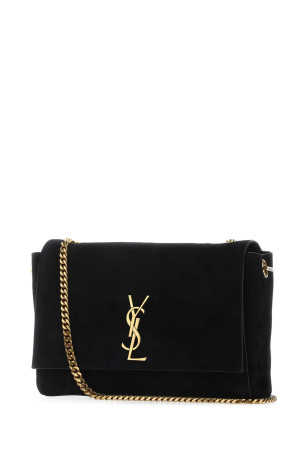 Black suede medium Kate shoulder bag Black SAINT LAURENT (5538040UD7W)