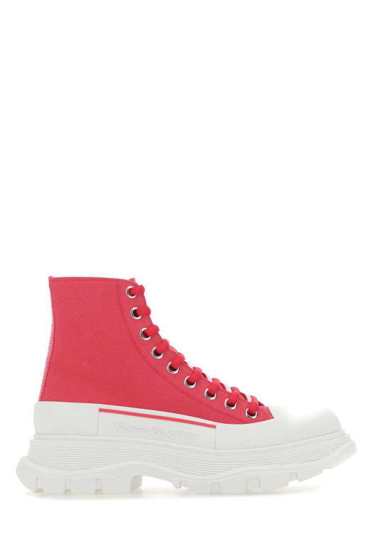 Fuchsia canvas Tread Slick sneakers ALEXANDER MCQUEEN (611706W4MV2)
