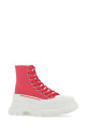 Fuchsia canvas Tread Slick sneakers ALEXANDER MCQUEEN (611706W4MV2)