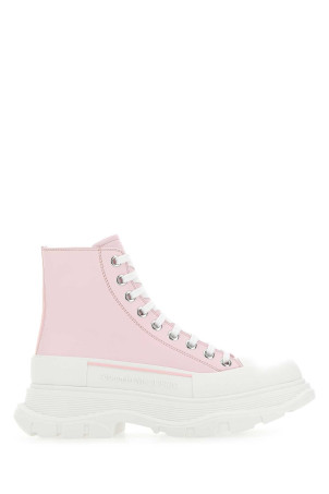 Pastel pink leather Tread Slick sneakers ALEXANDER MCQUEEN (633900WHZ62)
